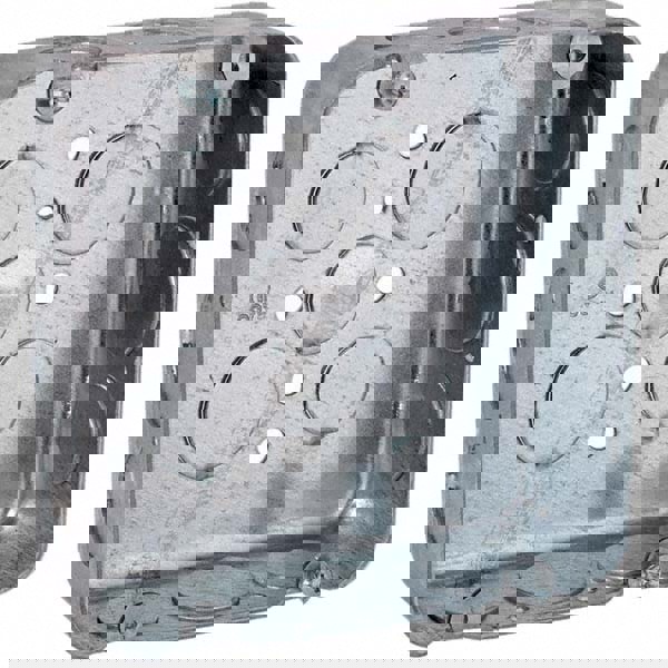 Electrical Device Box: Steel, Square, 4.69